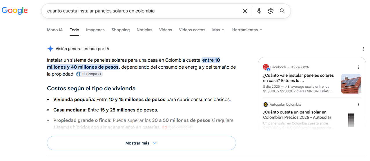 ia overview en busquedas