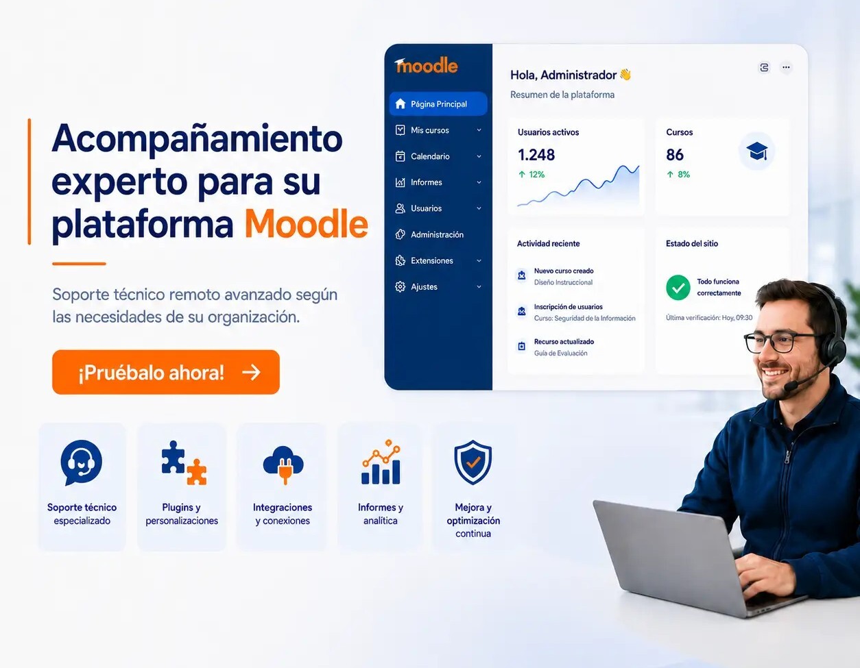 soporte experto moodle ingeweb